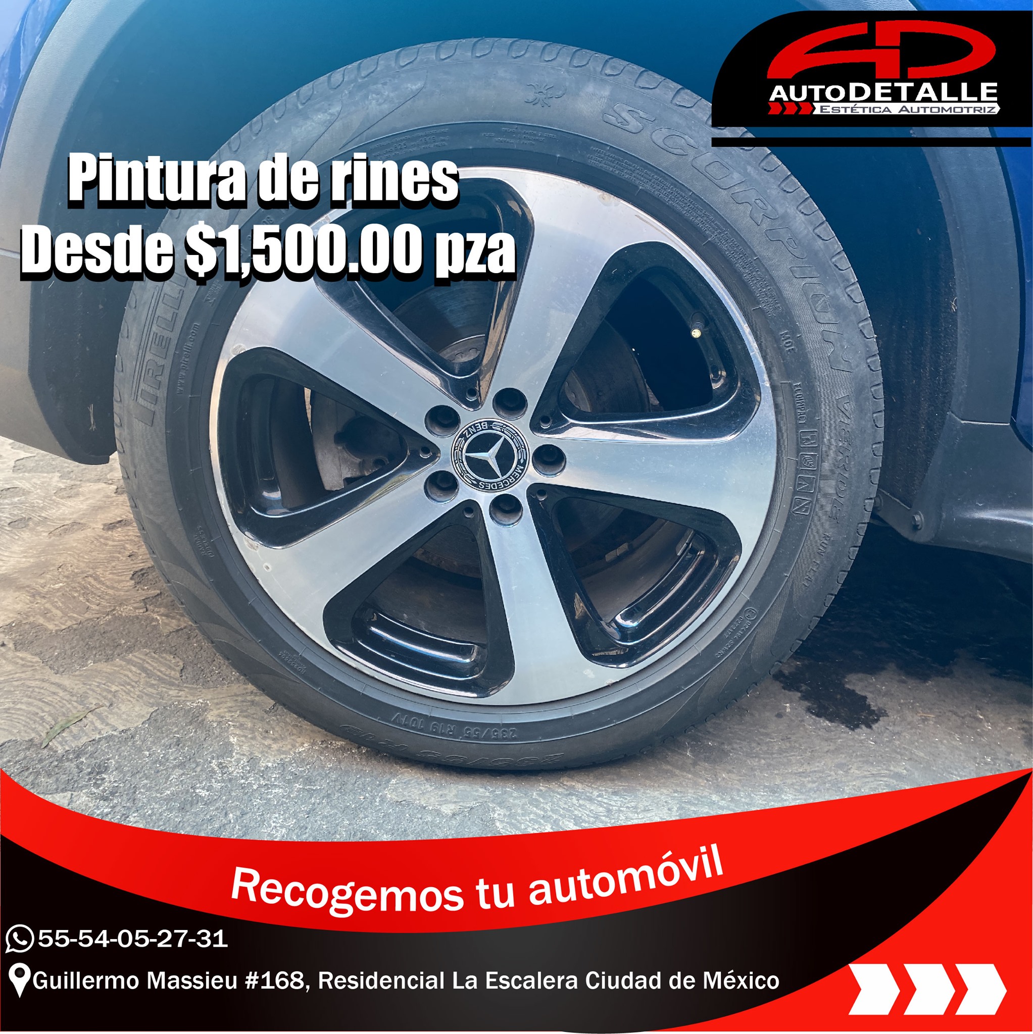 Rin restaurado Mercedes